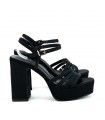 SANDALIA TACÓN N1A-1739 NEGRO