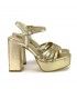 SANDALIA TACÓN N1A-1739 ORO