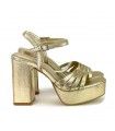 SANDALIA TACÓN N1A-1739 ORO