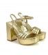 SANDALIA TACÓN N1A-1739 ORO