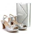 SANDALIA FIESTA PRESTIGIO C-409 PLATA