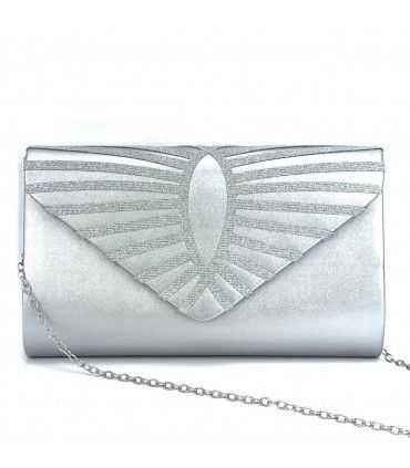BOLSO FIESTA PRESTIGIO A-216-4 PLATA