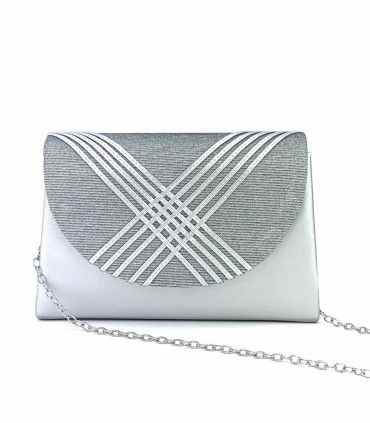 BOLSO FIESTA PRESTIGIO A-218-3 PLATA