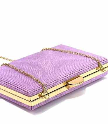 BOLSO FIESTA PEDRERIA AST13272 LILA
