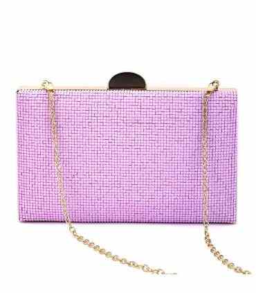 BOLSO FIESTA PEDRERIA AST13272 LILA