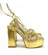 SANDALIA FIESTA METALIZADO M3235 ORO