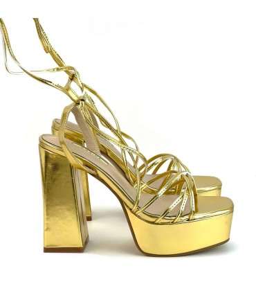 SANDALIA FIESTA METALIZADO M3235 ORO