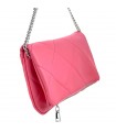 BOLSO POLIPIEL CADENA KFX54932 ROSA