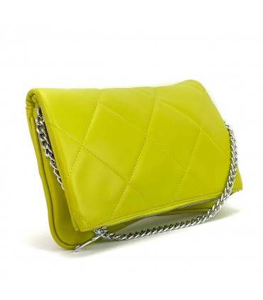 BOLSO POLIPIEL CADENA KFX54932 PISTACHO