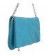 BOLSO POLIPIEL CADENA KFX54932 AZUL
