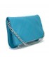 BOLSO POLIPIEL CADENA KFX54932 AZUL
