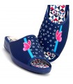 ZAPATILLA CASA MUJER CUÑA 5001 MARINO