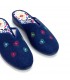 ZAPATILLA CASA MUJER CUÑA 5716 MARINO