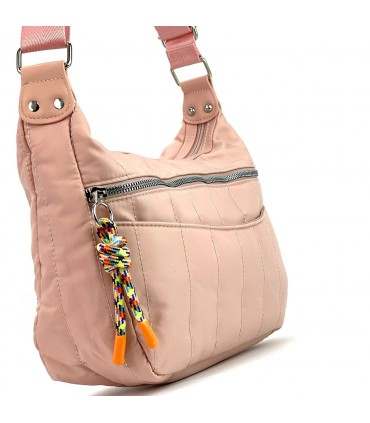 BOLSO TELA BANDOLERA KMV309059 ROSA