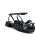 SANDALIA TACÓN TACHAS 23056 NEGRO