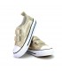 ZAPATILLA LONA VELCRO 1-045 ORO GOLD