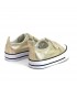 ZAPATILLA LONA VELCRO 1-045 ORO GOLD