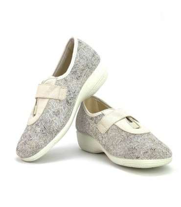 ZAPATILLA CABRERA VELCROS 5476 AGORA BEIG