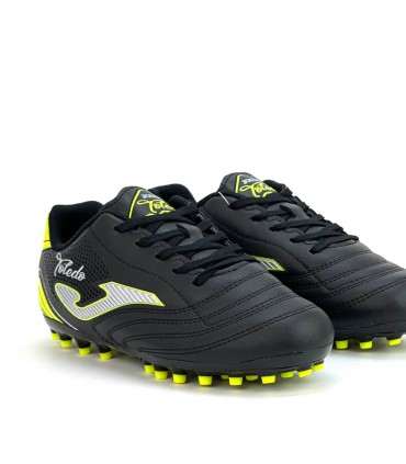 ZAPATILLA TACOS JOMA TOLEDO JR 2201 BLACK ARTIFICIAL GRASS