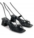SANDALIA TACÓN BAJO X5A-L6350-47 NEGRO BLACK