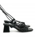 SANDALIA TACÓN BAJO X5A-L6350-47 NEGRO BLACK