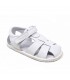 SANDALIA RESPETUOSA BLANDITOS DAVINCI IVORY 6004 ALGODON BLANCO