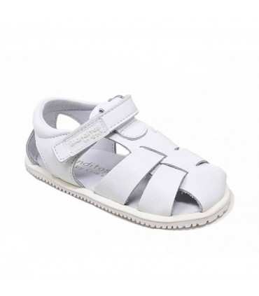 SANDALIA RESPETUOSA BLANDITOS DAVINCI IVORY 6004 ALGODON BLANCO