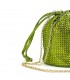 BOLSO SACO BRILLO VERDE  AST13386
