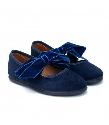MANOLETINA NIÑA PIEL CHUCHES 900 S SIN-0010 MARINO