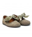 MANOLETINA NIÑA PIEL CHUCHES 900 SIN-0010 TAUPE