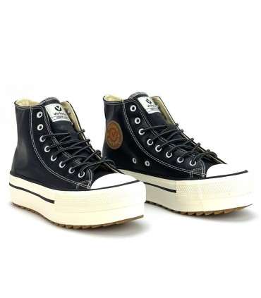 ZAPATILLA ABOTINADA VICTORIA 1061123  NEGRO