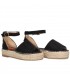 SANDALIA PLATAFORMA ETIKA 12408 NEGRO