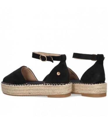 SANDALIA PLATAFORMA ETIKA 12408 NEGRO