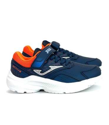 ZAPATILLA JOMA ACTIVE JR 2303 NAVY ORANGE