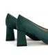 ZAPATO TACÓN ANCHO M3640 VERDE