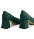ZAPATO TACÓN ANCHO M3640 VERDE