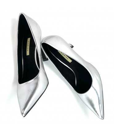 ZAPATO TACÓN FINO M3671 PLATA