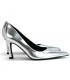 ZAPATO TACÓN FINO M3671 PLATA