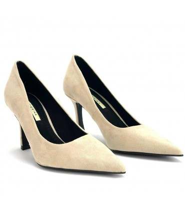 ZAPATO TACÓN FINO M3671 NATURAL