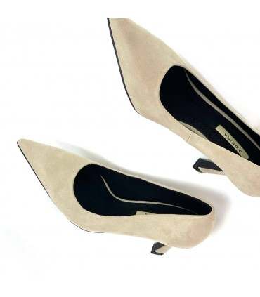 ZAPATO TACÓN FINO M3671 NATURAL