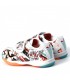 ZAPATILLA JOMA FUTBOL SALA EVOLUTION JR 2302 WHITE ORANGE TURQUESE