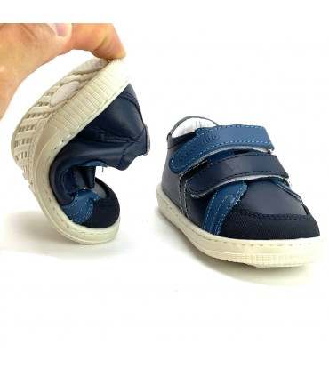 ZAPATILLA RESPETUOSA PIEL CRECENDO SOFT 4  MARINO