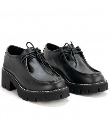 ZAPATO AZAREY WALLABI 562G865 NEGRO