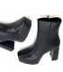 BOTIN POLIPIEL PLATAFORMA M3905 NEGRO