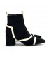 BOTIN TIRAS BICOLOR AZAREY 462G920 NEGRO HIELO
