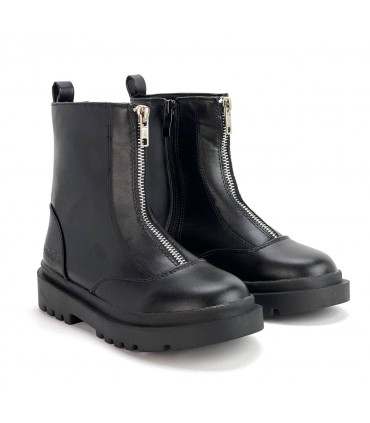 BOTIN MILITAR CREMALLERA CRECENDO 2423G NEGRO
