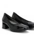 ZAPATO TACON BAJO AMARPIES AMD25381 NEGRO