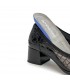 ZAPATO TACON BAJO AMARPIES AMD25381 NEGRO