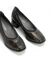 ZAPATO TACON BAJO AMARPIES AMD25381 TAUPE