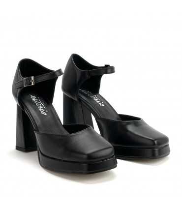 ZAPATO NAPA PLATAFORMA ISTERIA 23172 NEGRO